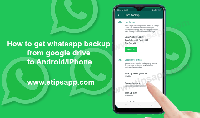 how to backup whatsapp on android